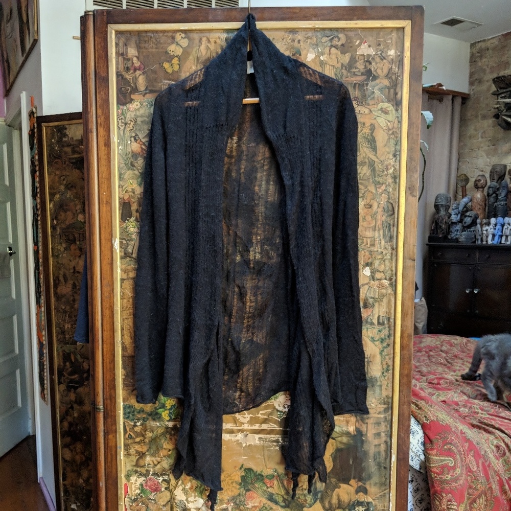 Elizabeth and James Open Front Cardigan sz S